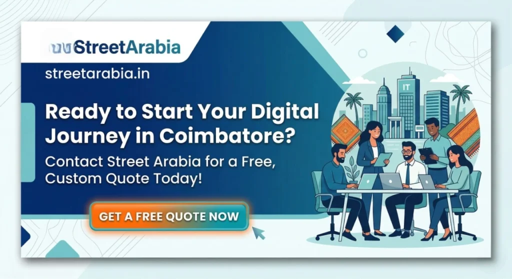 Contact Street Arabia for E-Commerce Website Development Coimbatore
