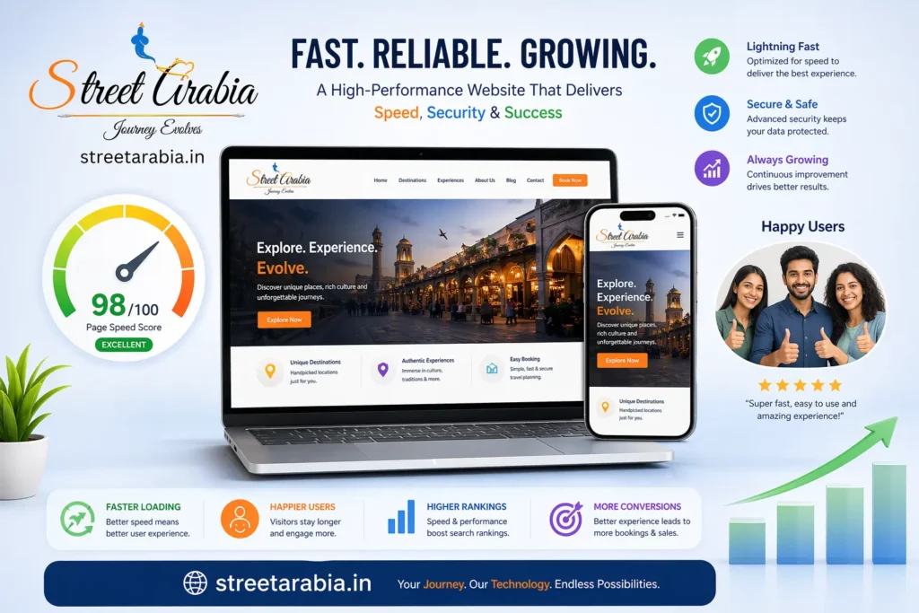 Fast website performance improves SEO and user experience
