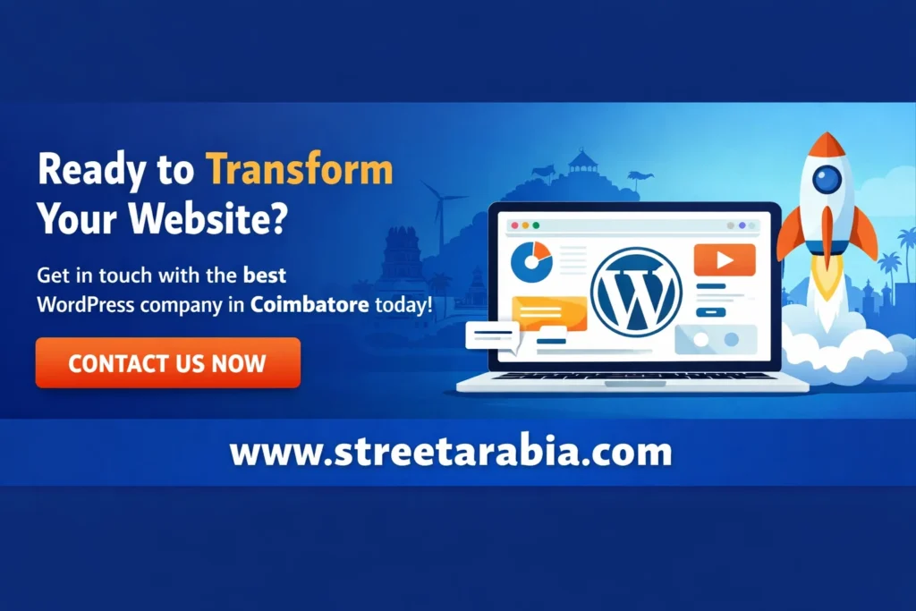  Hire best WordPress developer in Coimbatore - Street Arabia