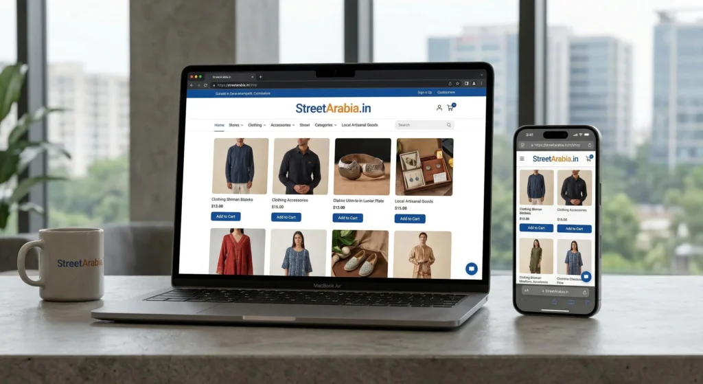 Mobile-friendly e-commerce website design for Coimbatore businesses